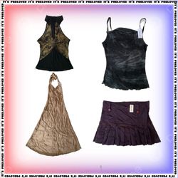 Holiday Party Wardrobe - tops, dresses, skirts SRK..