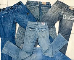 Calças True Religion, D & G e G Star