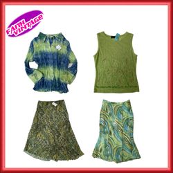 Stylish Painted Tops & Skirts Mix (FV-145)