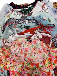 Mixed-brand floral dress