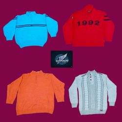 Pulls vintage/Y2K à zip 1/4