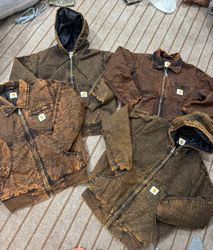 Vestes Carhartt Vintage Detroit/Active Brown Acid ..