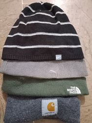 Carhartt north face Nike and mixed beanies