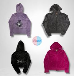 Juicy Couture Inspired Velour Hoodie (E)