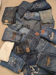 Jeans embellis Y2K pour femmes