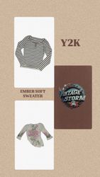 Y2k Ember Soft Sweater