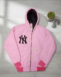 Vestes à capuche roses Carhartt NY rework style