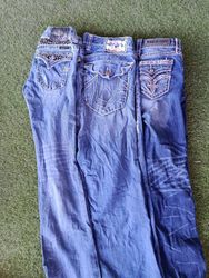 MM/RR/TR Flared/Bootcut Jeans 7Pcs (3383)