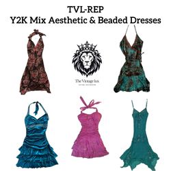 Y2K Mix Aesthetic & Beaded Dresses (REP)