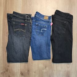 Jean flare/bootcut AV-0399 sans marque