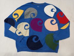 CR961 UPCYCLED PATCHWORK SWEATSHIRT