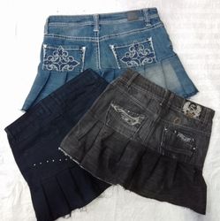 CR5578 Upcycled  Flare Skirts