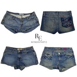 Y2K Britney Era Girl Micro Mini Short RE2502