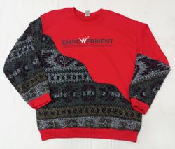 CR965 Upcycled Sweater Panel Sweatshirts