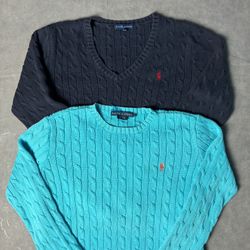 Pull en maille cablée Ralph Lauren (ZRS:23)