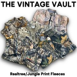Realtree/Jungle Print Fleeces