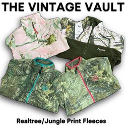 Realtree/Jungle Print Fleeces