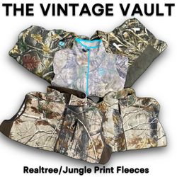 Realtree/Jungle Print Fleeces