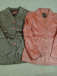 #205 Ladies Y2K Leather Blazers
