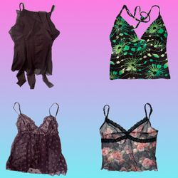 Luxury Lace & print cami collection (TT 235)