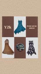 Y2k Pure Muse Poly Dress