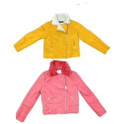 Y2K Faux Suede Leather Jacket for Women – Vintage ..