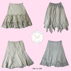 White Cotton Skirt – Minimal & Elegant (GRF-11-260..