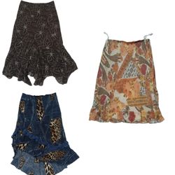 Y2k mix skirts