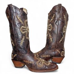 SA#352 Vintage Cowboy Boots • Circle G and more ey..