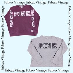 (FV-619) Pink Sweatshirt Crew neck