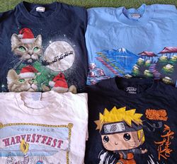 Printed T-Shirts 10Pcs (3212)