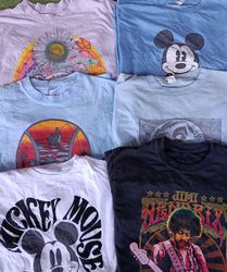 Printed T-Shirts 10Pcs (3414)