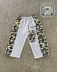 Pantaloni sportivi ibridi mimetici riciclati