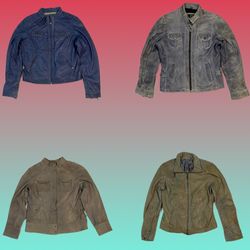 Y2K leather jacket (TS-1658)