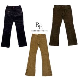 Y2K IT Girl Unique corduroy Pant RE-2517