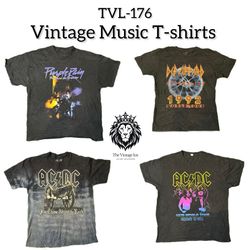 T-shirts de musique vintage (TVL-176)