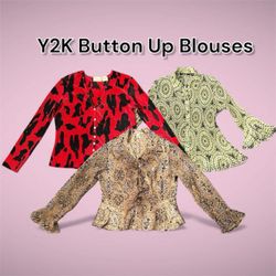 Y2K Ruffle Tops