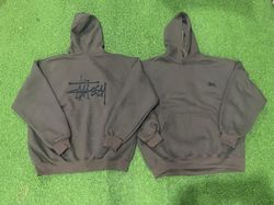 Rework style Carhartt grey colour stussy sweatshir..