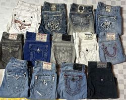 TRUE RELIGION, ROUPAS DE RENASCIMENTO DO ROCK SHOR..