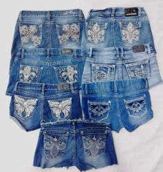 CR5594 Y2K Style UPCYCLED Mixed Shorts