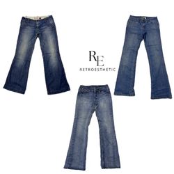 Y2K Britney Era Cybet Girl Flare Jeans RE-2511