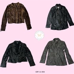 Premium Real Leather Jacket – Modern Minimal Desig..