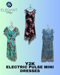Y2K Electric Pulse Mini Dresses - EV1267