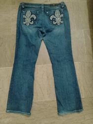 Miss me true religion rock revival flared & bootcu..