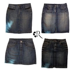 Y2K NYC IT Girl Denim Midi Skirt RW-1263