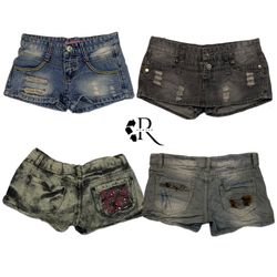 Y2K Britney Era Gir Micro Mini Short RW-1265