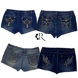 Y2K Era Cyber Girl Sexy Micro Mini Short RW-1266