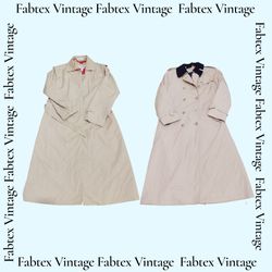 (FV-624) London Fog  Cream Trench Coats Bundle — P..