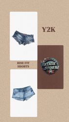 Y2k Rise Fit Short