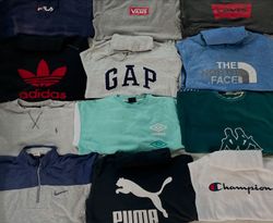 Mixed crewneck and hoodie sweatshirts